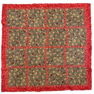Xmas Quilt Topper & Remnant "A Christmas Affair"  Woodrow Studio 50"x 48.5”
